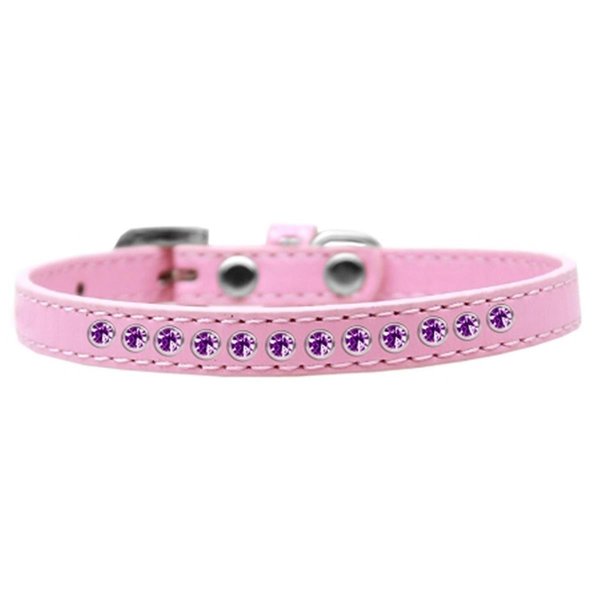 Pet Pal Purple Crystal Puppy CollarLight Pink Size 12 PE868746